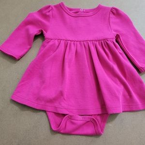 Spring pink primary romper